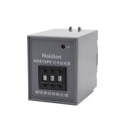 Good  quality High power relay NDS15PF Dial code type AC220V time relay Replace ST3P. AH3, AH3 series