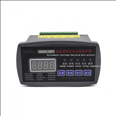 Naidian LCD 1-99s 3A/5A NDD3-10FT Electronic Motor Protector with current monitoring voltage Multi function Relay