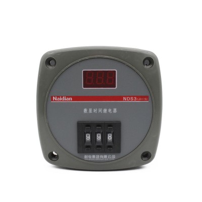 Good quality Power on Delay Timer AC380V NDS3(JS11S) digital Time relay 3 dial number