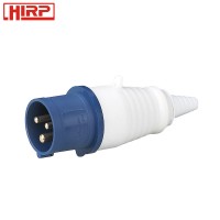 RP-023L factory directly sell Bule Color 3-Pins 32A 220V IP44 Waterproof Electrical Power Industrial Plug