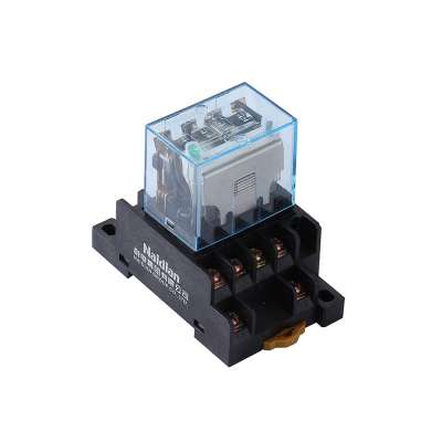 Min Power Relay With Socket & LED 110VDC  HH64PL LY4